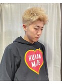 ブロンドスパイキーショート