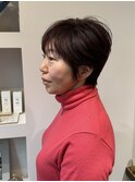 30代40代50代与野/ショート/大人世代スタイル/白髪染め