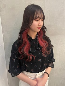 ロンドエニカ 大宮(Lond enika) 韓国レイヤーショートボブケアブリーチダブルカラー[大宮]