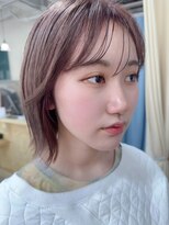 アンメリーアン(Ann merry ann)&nbsp;ホワイトラベンダーハイトーン外国人風透明感大人可愛い韓国