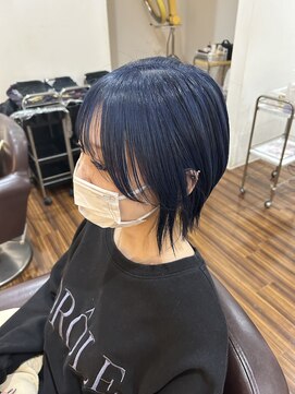 ワタナベ Watanabe美容室 ネイビー