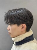 メンズ/センターパート/ニュアンスパーマ/カルマパーマ