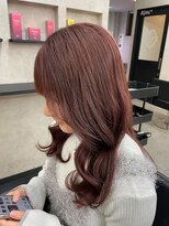 ルノン(LUNON) ピンクブラウン/髪災補修カラー/冬カラー