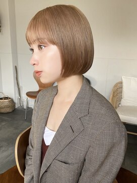 トリッカ シブヤ(TRICCA SHIBUYA) 大人ボブ丸みボブ大人かわいい20代30代渋谷艶髪カラー