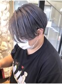 【Moana三島】#ショート#ケアブリーチ#ブルーアッシュ