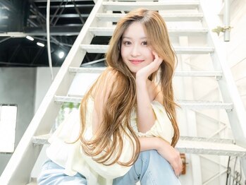 あるじゃんすー 千葉店の写真/【シールエクステ40枚¥5998】韓国ワンホンヘア/ハイトーン特化♪馴染み・毛質・モチ・安さ業界TOPクラス◎