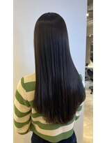 ジーナ 船橋(Zina) 髪質改善*ロングレイヤーグレーベージュ*美髪【Zina船橋】