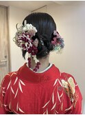 卒業式袴の着付けとヘアアレンジ/カチモリヘア