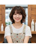 無造作ボブ20代30代40代髪質改善白髪染め狭山ヶ丘駅