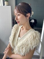 アム(amu)&nbsp;ヘアクリップアレンジ/おくれ毛/顔まわりカット/簡単アレンジ