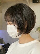 ディバイン 船橋店(divine) 西船橋大人ミディアムボブミディアムパーマ顔周りレイヤーボブ