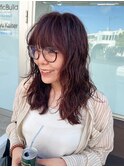 レイヤースタイル/コスメパーマ/ダークレッド