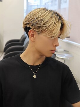 メンズペレ 渋谷(MEN'S PELE) MEN’S HAIR/ブルーブラック/フェザーパーマ/渋谷