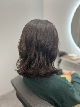テーラヘアー 板橋店(TELA HAIR) 透明感のあるカーキブラウン×ミディアムボブ♪