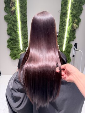 カミガミ 栄(KAMIGAMI) カット+髪質改善オーガニックカラー+髪質改善トリートメントスパ