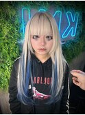 ウルフカット/ハイトーン/ミディアムウルフ/ハッシュカット
