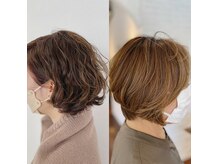 シックスヘアーメイク(6six hair make)の雰囲気（乾かすだけで、きれい。）