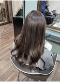 ツヤ感ナチュラルミディアムロング