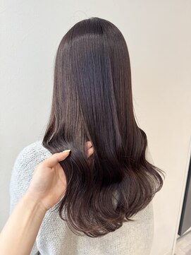ユーフォリア 青山(Euphoria) ラベンダーブラウン/透明感カラー/レイヤーカット*担当yuki