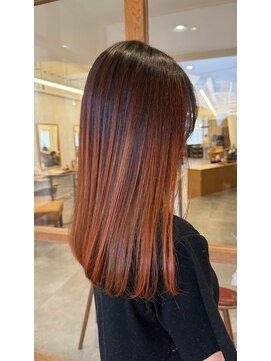 ハマザキ 本店(HAMAZAKI) orange gradation