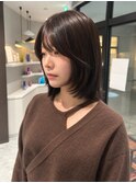 顔周りレイヤーボブ