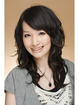 フェイス 南11条店(FAITH) しっとりカラー&カールで大人めなのに可愛いミディアムヘア