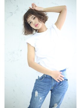 ラフィスヘアー レイ 札幌店(La fith hair ray) 【Lafith】トレンド☆ベビーバングショート