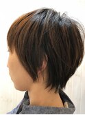 ハサミで作る抜け感×夏ショート