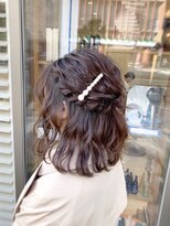 ネオリーブ アンド 渋谷店(Neolive &)&nbsp;カジュアルハーフアップ！