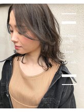 リンク ヘアスペース(Link hair space) 【Link西村】[お客様スタイル156]#レイヤー#ウルフ#ミディアム