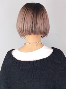 アイティー バイ アルバム 浦和店(IT by ALBUM) ピンクグレージュ_エアリーミディショートパーマ_ba312542