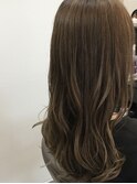 透け感マロンベージュ