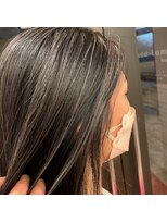 アッドランプ ヘアー 柳津店(add Lamp hair) 細束コントラストハイライト