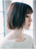切りっぱなしナチュラルヘア[高崎/高崎駅]