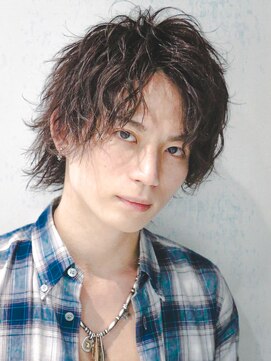 アルファ 新宿(alpha) フェザーパーマ/刈り上げセンターパート/サーフカール[新宿]