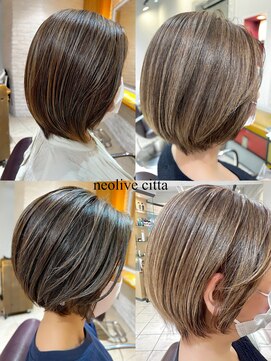 ネオリーブ チッタ 阿佐ヶ谷店(Neolive citta) 白髪ぼかしハイライト
