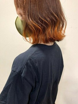 ロウバイレボ 柏(lou by revo) くびれミディ/イヤリングカラー/前髪イメチェンラベンダーカラー