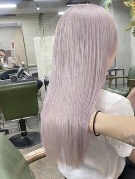 アポロ 横浜駅店(apollo) ピンクベージュ / ホワイトカラー / ケアブリーチ / ブロンド