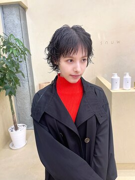 スニュウ(snuw) ショートウルフパーマ