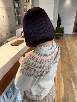 クリアー オブ ヘアー 藤が丘店(clear OF HAIR) bob × lavender