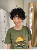 ショートマッシュ#髪質改善パーマ#くせ毛風パーマ