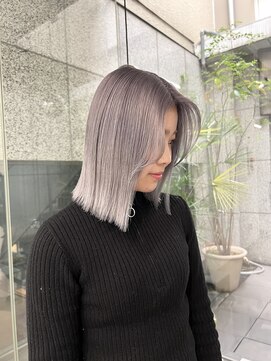 ネンドヘアー(nendo_hair) ホワイトシルバー/グレーヘア