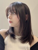 ノイ(noi) 顔周りレイヤーカットくびれヘアミルクティーベージュカラー