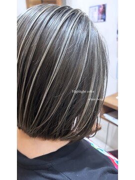 ルエラ(Luela) ハイライトカラー#髪質改善#草津#ブリーチ#ハイライト#韓国