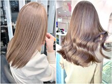 透明感☆ちょっとくすみを入れてオシャレ感を【ミルクティーグレージュ】