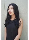 大人気韓国風ブルーブラック