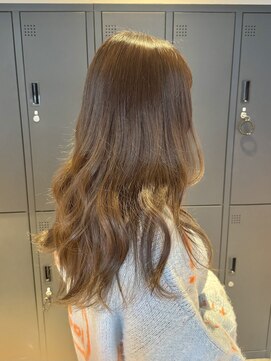 キャンバス 川崎(canvas.) ゆる巻 ミントアッシュカラー/ロングレイヤー/髪質改善/美髪