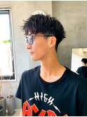 ツイストスパイラル、刈り上げマッシュショート、メンズショート