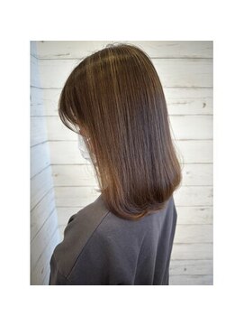 ヘアメイク アリエス 岩切店(HAIR MAKE aries) ナチュラルハイライト 透明感 メルティカラー