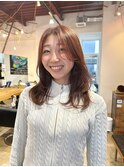 レイヤーカット【新潟 暖色カラー レイヤー】